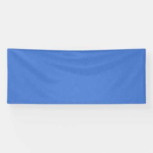 Rustige & eenvoudige visuele blauwe gestructureerd spandoek (Horizontaal)