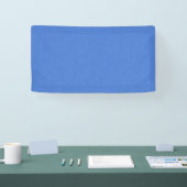 Rustige & eenvoudige visuele blauwe gestructureerd spandoek (Beurs)