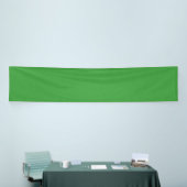 Rustige & eenvoudige visuele groene gestructureerd spandoek (Beurs)