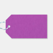 Rustige & eenvoudige visuele lavendel gestructuree cadeaulabel (Achterkant Horizontaal)