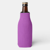 Rustige & eenvoudige visuele lavendel gestructuree flesjeskoeler (Fles Voorkant)
