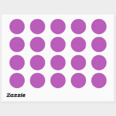 Rustige & eenvoudige visuele lavendel gestructuree ronde sticker (Vel)