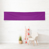 Rustige & eenvoudige visuele lavendel gestructuree spandoek (Insitu)