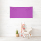 Rustige & eenvoudige visuele lavendel gestructuree spandoek (Insitu)