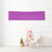 Rustige & eenvoudige visuele lavendel gestructuree spandoek (Insitu)