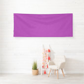 Rustige & eenvoudige visuele lavendel gestructuree spandoek (Insitu)