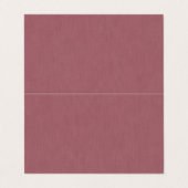 Rustige & eenvoudige visuele mauve gestructureerde visitekaartje (Buitenkant ongevouwen)