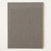 Rustige & eenvoudige visuele paarse textuur achter planner (Achterkant)