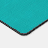 Rustige & eenvoudige visuele turquoise gestructure bureaumat (Hoek)
