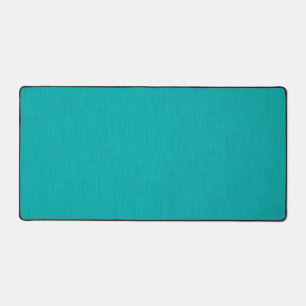 Rustige & eenvoudige visuele turquoise gestructure bureaumat