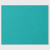 Rustige & eenvoudige visuele turquoise gestructure cadeaupapier (Vlak)