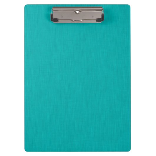 Rustige & eenvoudige visuele turquoise gestructure klembord (Voorkant)