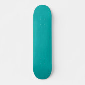 Rustige & eenvoudige visuele turquoise gestructure persoonlijk skateboard (Voorkant)