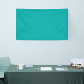 Rustige & eenvoudige visuele turquoise gestructure spandoek (Beurs)