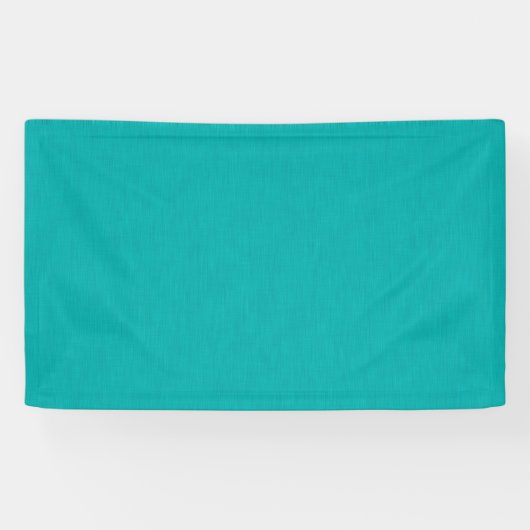 Rustige & eenvoudige visuele turquoise gestructure spandoek (Horizontaal)