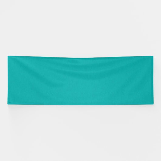 Rustige & eenvoudige visuele turquoise gestructure spandoek (Horizontaal)
