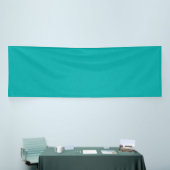 Rustige & eenvoudige visuele turquoise gestructure spandoek (Beurs)