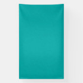 Rustige & eenvoudige visuele turquoise gestructure spandoek (Verticaal)