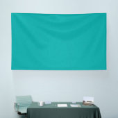 Rustige & eenvoudige visuele turquoise gestructure spandoek (Beurs)
