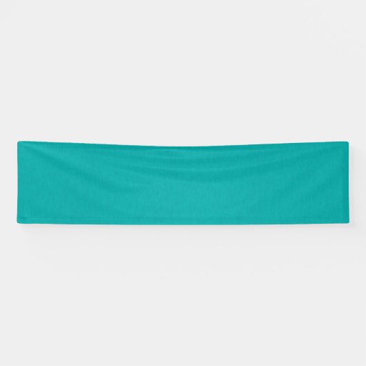 Rustige & eenvoudige visuele turquoise gestructure spandoek (Horizontaal)