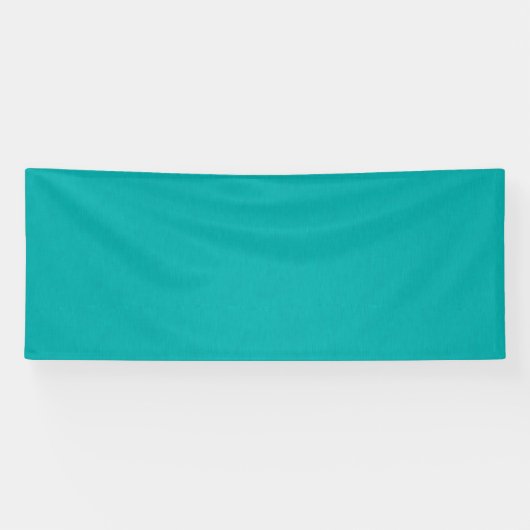Rustige & eenvoudige visuele turquoise gestructure spandoek (Horizontaal)