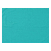 Rustige & eenvoudige visuele turquoise gestructure tafelkleed (Voorkant (Horizontaal))