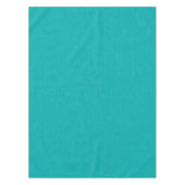 Rustige & eenvoudige visuele turquoise gestructure tafelkleed (Voorkant)