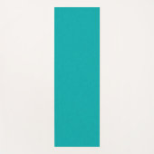 Rustige & eenvoudige visuele turquoise gestructure yogamat (Voorkant)