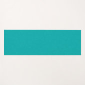 Rustige & eenvoudige visuele turquoise gestructure yogamat (Voorkant (horizontaal))