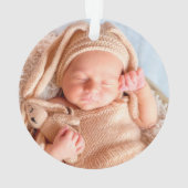 Rustige Eerste Kerstmis als grootouders Ornament (achterkant)