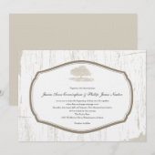 Rustige eikenbomen kaart (Voorkant / Achterkant)