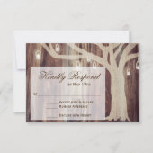 Rustige eikenbomen RSVP-kaarten RSVP Kaartje (Voorkant)