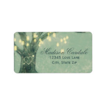 Rustige eikenboom die de Adresetiketten van Mason 