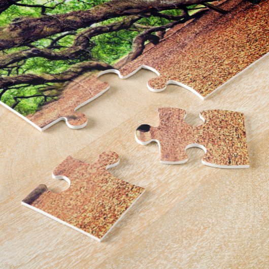 Rustige eikenboom legpuzzel (Zijkant)