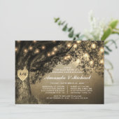  Rustige eikenboom repetitief diner Kaart (Staand voorkant)