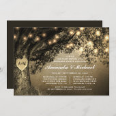  Rustige eikenboom repetitief diner Kaart (Voorkant / Achterkant)