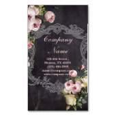 rustige elegant botanisch karton floraal visitekaartje magneet (Voorkant Verticaal)