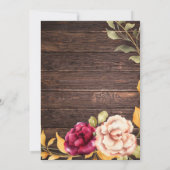 Rustige  Elegant Surprise Birthday Party Kaart (Achterkant)