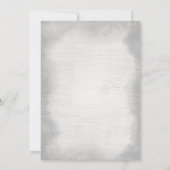 Rustige Elephant Baby shower Invitation Boy Shower Kaart (Achterkant)