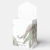 Rustige elyptusbruistocht bedankdoosjes (Geopend)