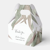 Rustige elyptusbruistocht bedankdoosjes (Voorkant Zijde)