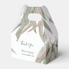 Rustige elyptusbruistocht bedankdoosjes