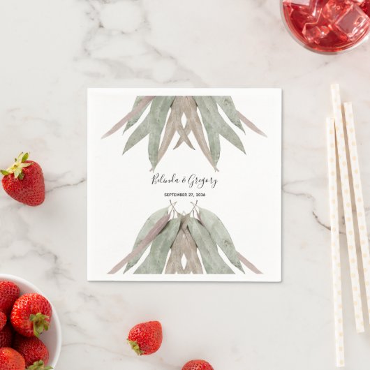 Rustige elyptusbruistocht servet (Insitu)