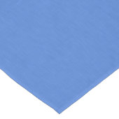 Rustige en eenvoudige visuele blauwe gestructureer korte tafelloper (Hoek)