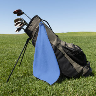 Rustige en eenvoudige visuele blauwe textuur achte golfhanddoek