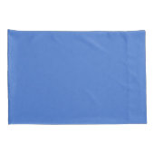 Rustige en eenvoudige visuele blauwe textuur achte kussensloop (Achterkant-Rechts)