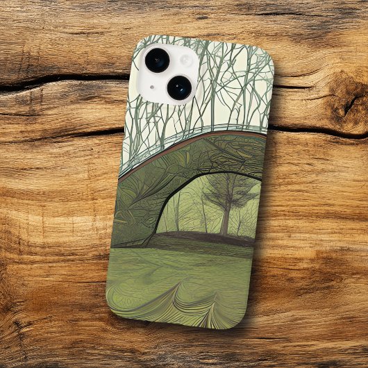 Rustige en vredige camping scene Case-Mate iPhone case