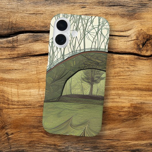 Rustige en vredige camping scene Case-Mate iPhone case