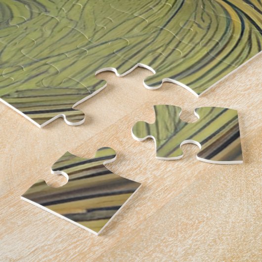 Rustige en vredige camping scene legpuzzel (Zijkant)