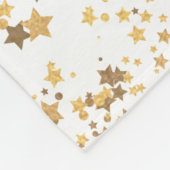 Rustige en witte gepersonaliseerde bruiloft voor f fleece deken (Hoek)